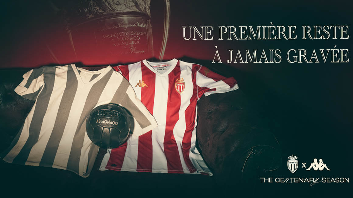 L’AS Monaco et Kappa rééditent le maillot vainqueur de la Coupe de France 1960