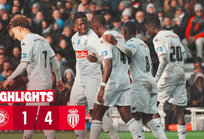 Highlights &#8211; Coupe de France, 32e de finale : L&rsquo;Union Saint-Jean 1-4 AS Monaco