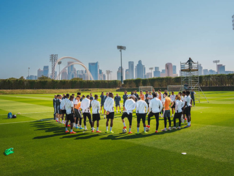 Premier entraînement au Qatar pour les Rouge et Blanc avant le TDC