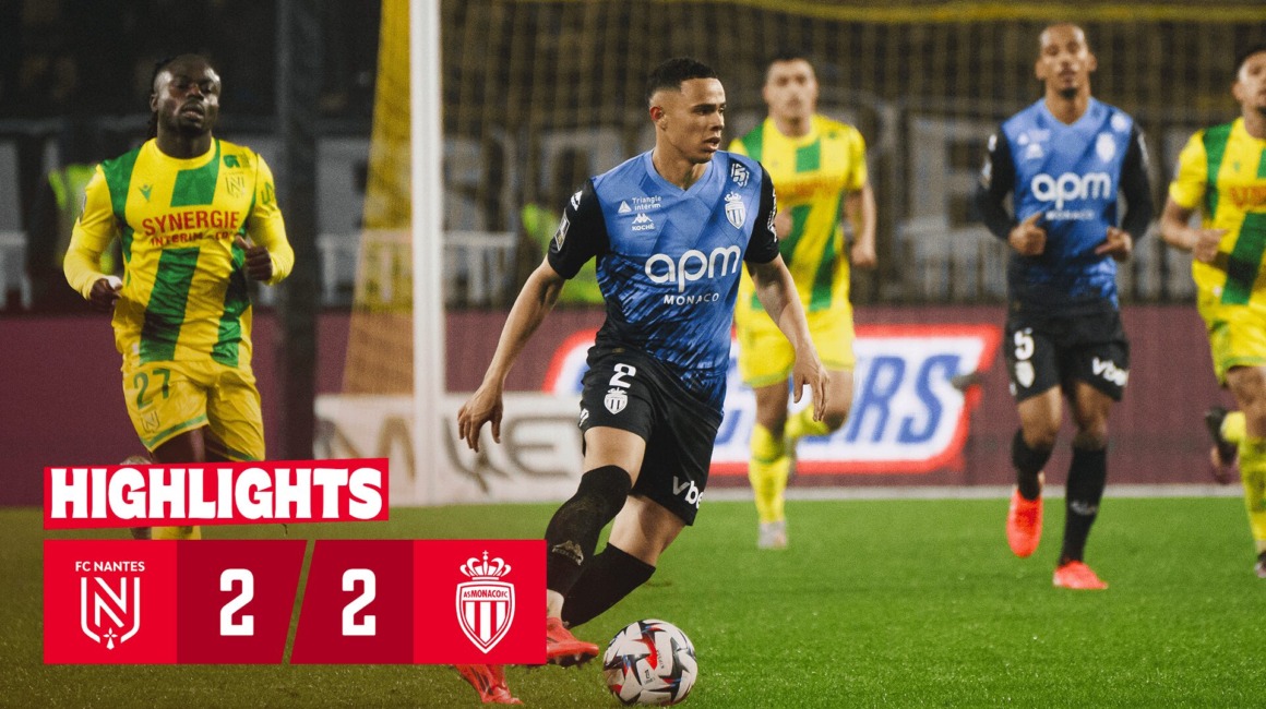 Highlights Ligue 1 – 17e journée : FC Nantes 2-2 AS Monaco