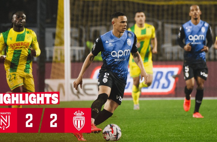 Highlights Ligue 1 – 17e journée : FC Nantes 2-2 AS Monaco