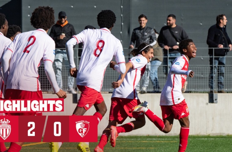 Highlights - U17, 17e journée : AS Monaco 2-0 Grenoble